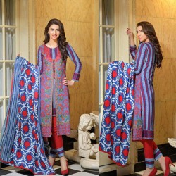 Reeva Linen Embroidered Unstitched Suit 6B